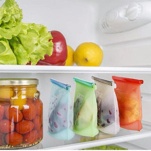 Reusable Silicone Food Preservation Bag - Versatile Kitchen Cooking Utensil