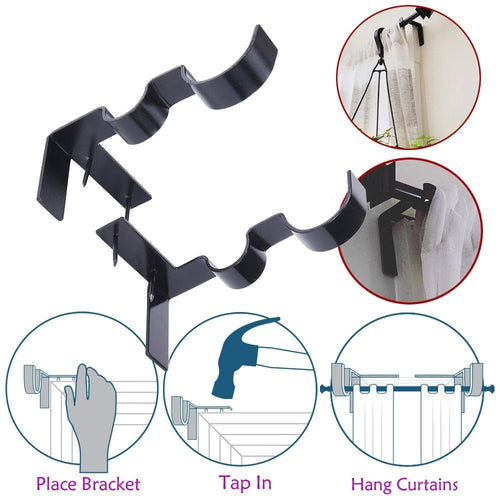 Curtain Rod Brackets (1pair)